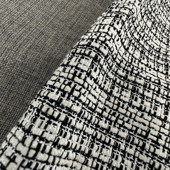 Express Knit Skirt Black & White‎ Zipper Closure Lined size 4 Cotton & Polyester - Picture 9 of 12